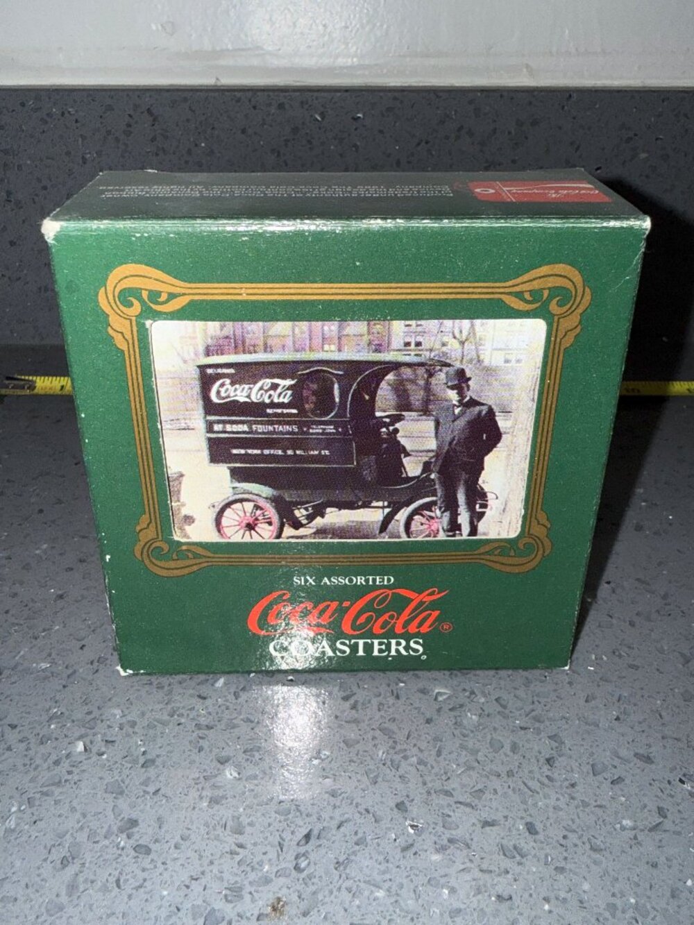Coca-Cola Vintage 1989 Coasters by The Ohio Art Company Set of 6 NEW In box NIB